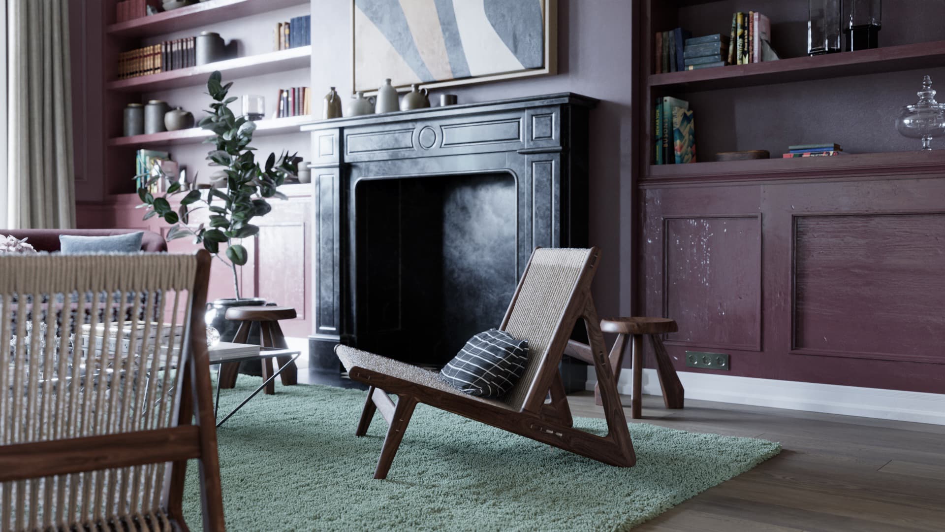 Same scene converted to Cinema 4D with MAX2C4D — identical render