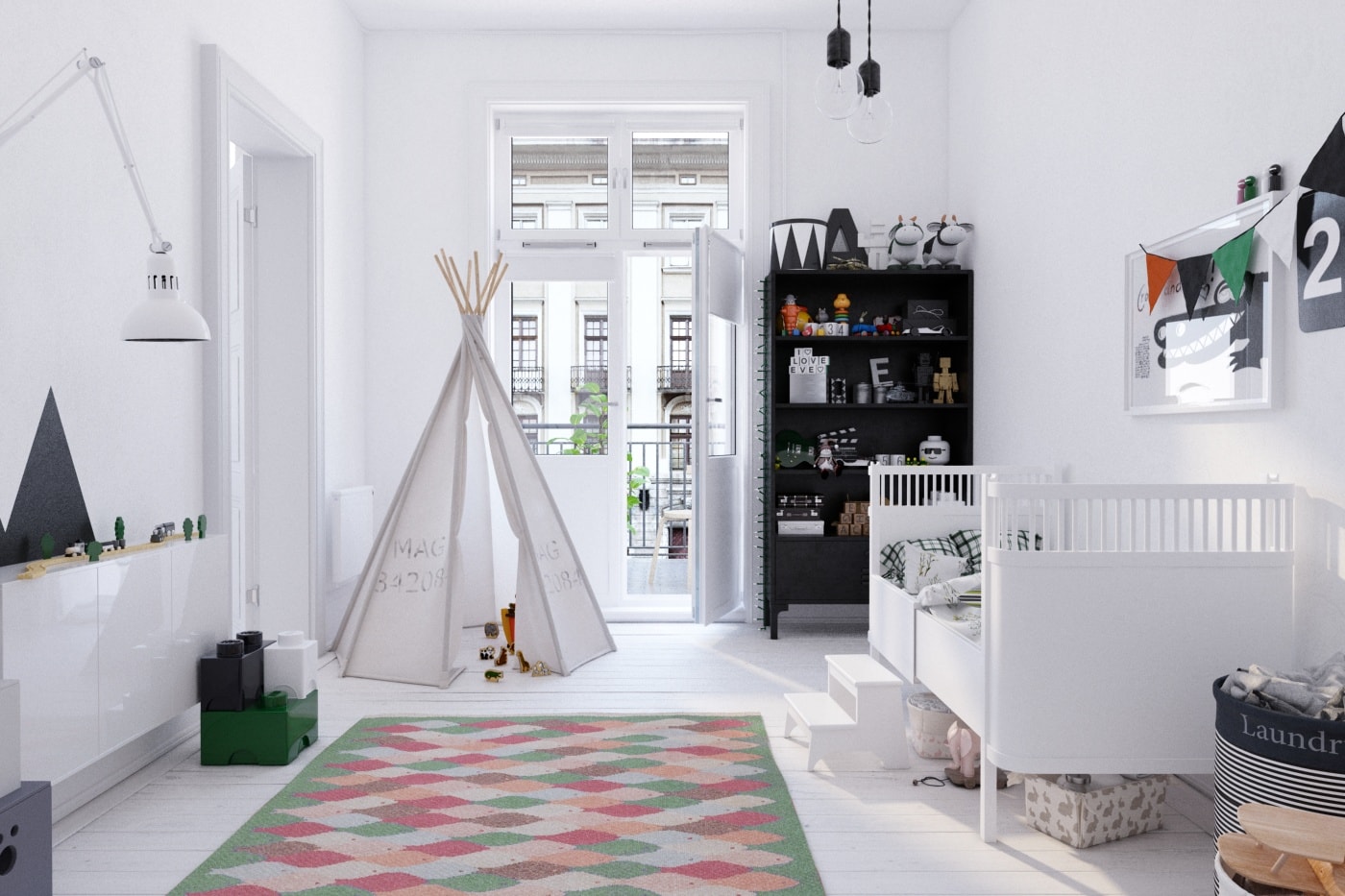 Scene rendered in 3ds Max with V-Ray